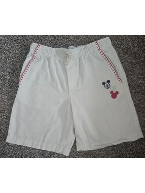 Old Navy x Disney Girl's Linen Blend Shorts Size Large 10-12